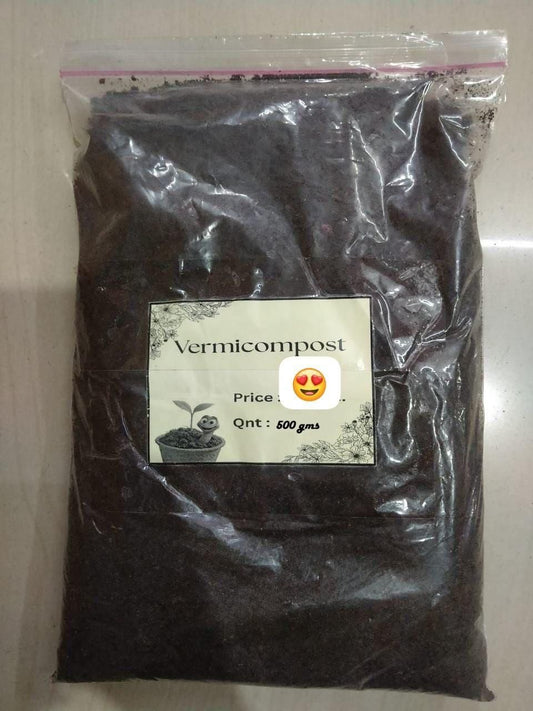 Organic Vermicompost (400g) Natural Soil Conditioner for Healthy Plant Growth