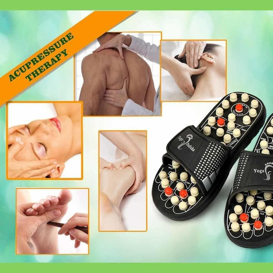Acupressure Foot Massage Slippers Relieves Foot Pain, Improves Blood Circulation & Reduces Stress